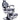 Barber Chair Vanquish - Chrome Finish by DIR Salon Furniture