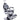 Barber Chair Vanquish - Chrome Finish by DIR Salon Furniture
