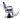 Barber Chair Vanquish - Chrome Finish by DIR Salon Furniture