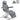 DIR Bellucci Electrical Facial Bed with 3 Electro-Hydraulic Motors / Grey Upholstery