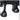 DIR Cadence Medical Stool - BLACK