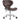 DIR Esperto Low Pedicure Stool - BROWN / 10.25" - 12.25" Adjustable Seat Height