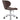 DIR Esperto Low Pedicure Stool - BROWN / 10.25" - 12.25" Adjustable Seat Height