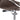 DIR Esperto Low Pedicure Stool - BROWN / 10.25" - 12.25" Adjustable Seat Height