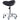 DIR Harmony Medical Saddle Stool - BLACK / 22" - 29.125" Adjustable Seat Height + 6 Wheel Base