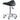 DIR Harmony Medical Saddle Stool - BLACK / 22" - 29.125" Adjustable Seat Height + 6 Wheel Base