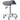 DIR Harmony Medical Saddle Stool - GRAY / 22" - 29.125" Adjustable Seat Height + 6 Wheel Base