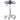 DIR Harmony Medical Saddle Stool - GRAY / 22" - 29.125" Adjustable Seat Height + 6 Wheel Base