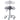 DIR Harmony Medical Saddle Stool - GRAY / 22" - 29.125" Adjustable Seat Height + 6 Wheel Base