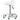 DIR Harmony Medical Saddle Stool - WHITE / 22" - 29.125" Adjustable Seat Height + 6 Wheel Base