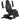 Libra Split Leg Facial Beauty Bed & Chair - Full Electrical with 5 Motors / Black by DIR Salon Furniture
