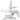 Libra Split Leg Facial Beauty Bed & Chair - Full Electrical with 5 Motors / White by DIR Salon Furniture