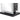 Magic Double LED Lighted Styling Station - BLACK by DIR Salon Furniture