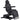 Pavo Facial Beauty Bed/Chair - Full Electrical with 4 Motors / Black by DIR Salon Furniture