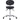 DIR Polaris Rolling Stool - BLACK / 21" - 29" Adjustable Seat Height + 5 Wheel Base