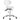 DIR Polaris Rolling Stool - WHITE / 21" - 29" Adjustable Seat Height + 5 Wheel Base