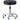 DIR Serene Stool - BLACK / 21" - 28" Adjustable Seat Height + 6 Wheel Base