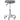 DIR Serene Stool - GRAY / 21" - 28" Adjustable Seat Height + 6 Wheel Base