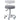 DIR Serene Stool - GRAY / 21" - 28" Adjustable Seat Height + 6 Wheel Base