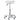 DIR Serene Stool - WHITE / 21" - 28" Adjustable Seat Height + 6 Wheel Base
