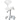 DIR Tao Saddle Stool - WHITE / 21" - 29" Adjustable Seat Height + 6 Wheel Base