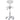 DIR Tao Saddle Stool - WHITE / 21" - 29" Adjustable Seat Height + 6 Wheel Base