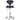 DIR Zen Adjustable Swivel Stool - BLACK / 21" - 28" Adjustable Seat Height + 6 Wheel Base