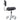 DIR Zen Adjustable Swivel Stool - BLACK / 21" - 28" Adjustable Seat Height + 6 Wheel Base