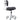 DIR Zen Adjustable Swivel Stool - BLACK / 21" - 28" Adjustable Seat Height + 6 Wheel Base