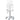 DIR Zen Adjustable Swivel Stool - WHITE / 21" - 28" Adjustable Seat Height + 6 Wheel Base