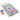 Disinfectable Orange/Blue Sponge Board Nail Files - 180/240 Medium/Fine - 1" Mini Block / 1,512 Mega Case by DHS Products
