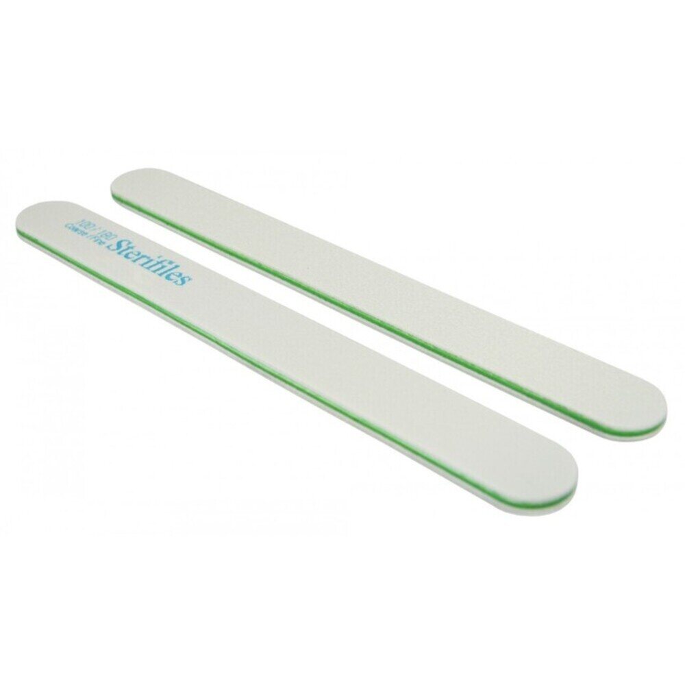 Disinfectable Sterifiles Nail Files - 100/180 Mylar - Lime Center / 50 –  Pure Spa Direct