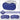 Disposable Spa Eye Mask - Blue - Relaxation & Client Comfort / Case of 200 Masks