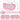 Disposable Spa Eye Mask - Pink - Relaxation & Client Comfort / Case of 200 Masks