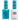 DND Duo - #434 Gulf Stream / Soak-Off Gel Polish 0.5 oz. + Nail Lacquer 0.5 oz.