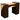 Edita A - Single Manicure Table - Half Marble Top by Deco Salon Furniture