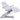Emelie II Deluxe 4-Motor Medical Spa Chair / Rotates 240 Degrees / White