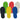 Foam Pedicure Slippers - Mixed Colors, 360-Pair Hygiene Pack by Encore