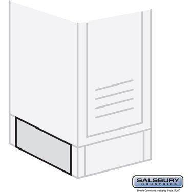 End Base - for 12 Inch Deep Metal Locker by Salsbury – Blue by Salsbury