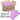 Exfoliating Massage Gloves - PURPLE / Case of 300 Pairs