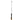 Eye Mask Brush with Synthetic Bristles & Acrylic Handle / 0.5" Span