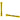EZ Flow Yellow Short Cold Wave Rod / 1 Gross - 144 Rods