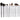 Fantasea 12 Piece Cosmetic Brush Set