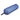 Fluffy Bolster, Blue 8"X24"