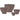 Four Rubber Bowls And Spatula Set