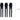 Fromm Style Artistry 1.75" Black Double Prong Clips / 50 Pack