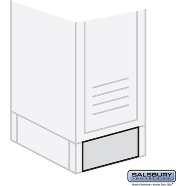 Front Base - for 15 Inch Wide Metal Locker by Salsbury – Blue by Salsbury