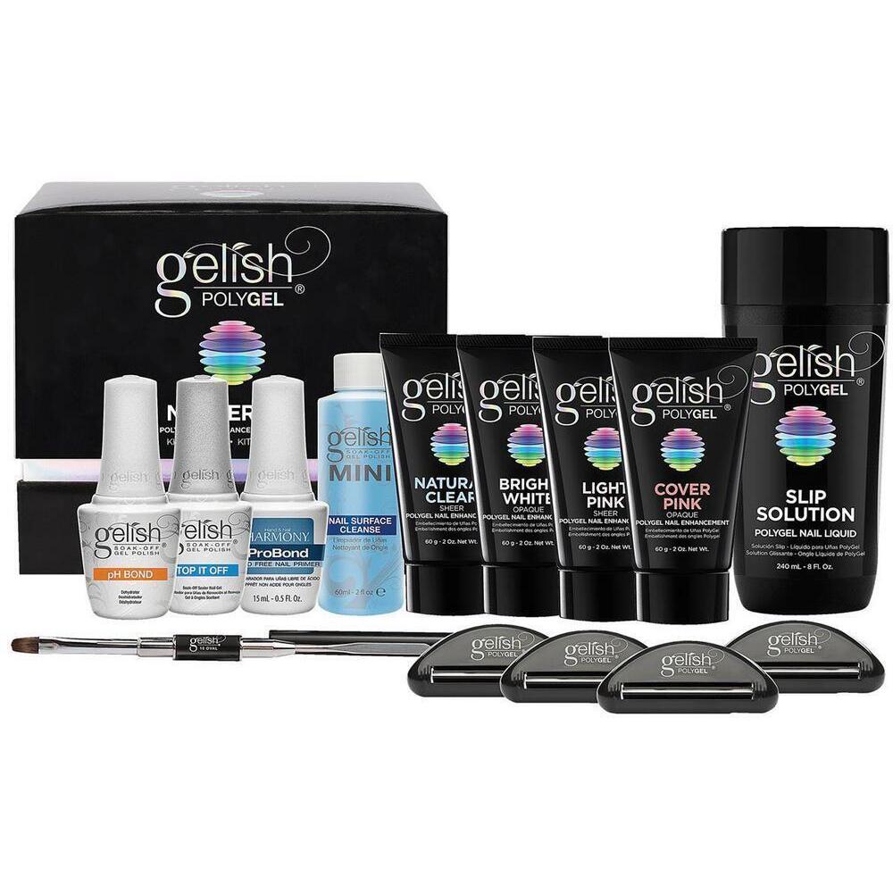 Gelish PolyGel Nail Enhancement – Natural Clear, 2oz / 60g – Professional Salon Quality