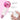 Glacial Bliss Calming Cryo Globes for Facials, Waxing and Other Treatments / 2 Pink Globes