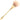 Gold Bell Shape Cosmetic / Nail Dust Brush - Handmade - Luxurious Quality - Each